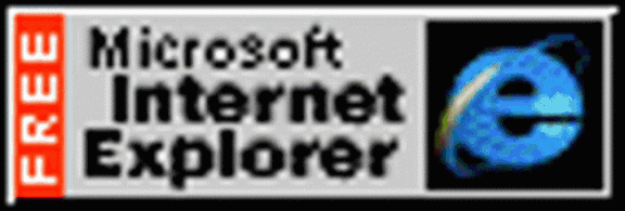 IE Retro Logo mit Globus